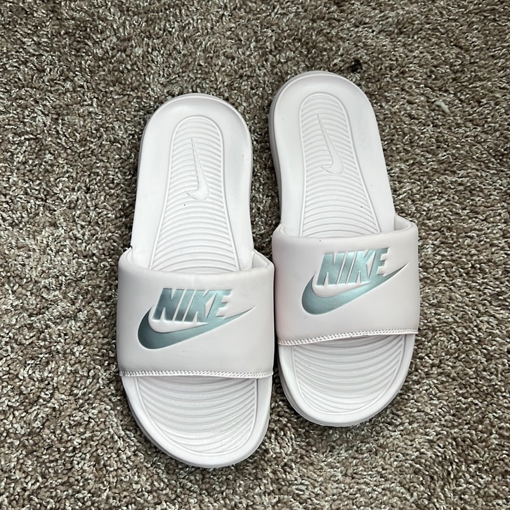 Light Pink Nike Slides